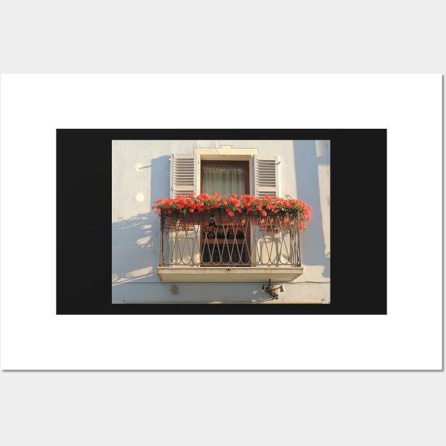 The Geranium Window Wall Art by AlexaZari